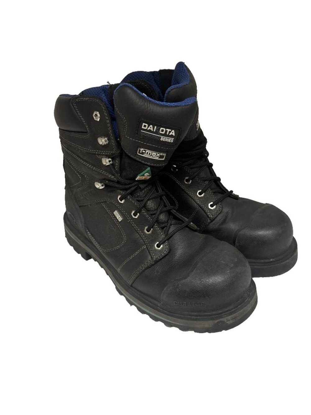 Dakota Men's 8" 557 Steel Toe Composite Plate HD3 Vibram Work Boots Black 12M